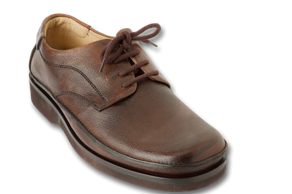 Dakota Brown Smooth Leather Mens Tie Shoes