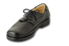 Dakota Black Smooth Leather Mens Tie Shoes