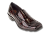 Nome Brown Glass Croc Womens Shoe
