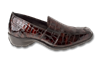 Nome Brown Glass Croc Womens Shoe