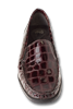 Madras Burgundy Glass Croc Womens Shoe