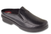 Clovis Black Leather Womens Shoe