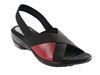 Aspen Red Leather Womens Sandal
