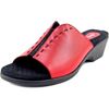 Slide Red Leather